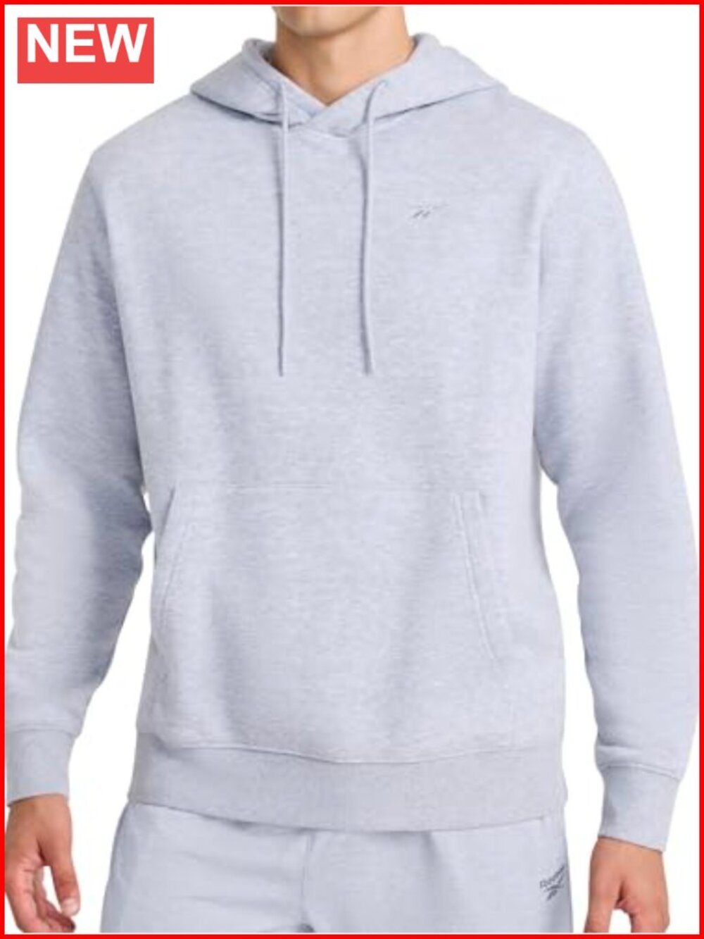 Men's Midweight Cotton-Poly Fleece Hoodie Standard Fit Kangaroo Pocket